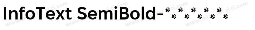 InfoText SemiBold字体转换